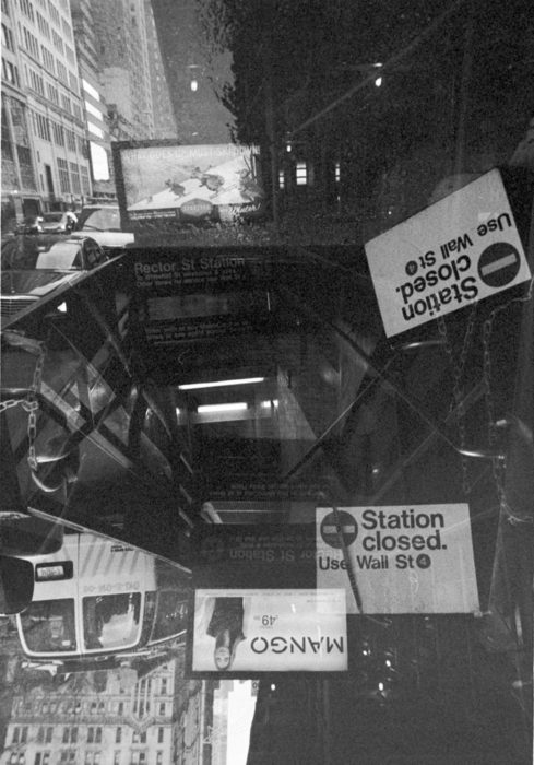 New Yorks City Subways Double Exposure ilford HP5
